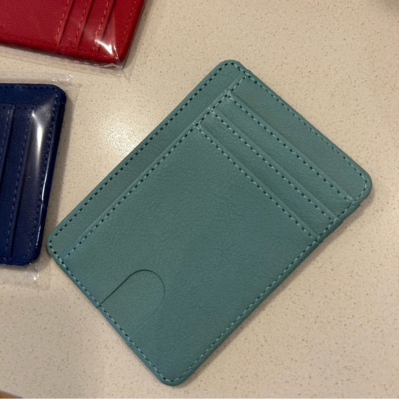 Set of 3 - Vegan Leather Card Wallets - Picture 6 of 8